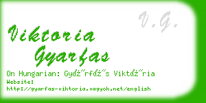 viktoria gyarfas business card